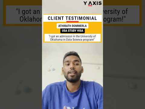 Testimonial - Athirath Bommerla - USA Study Visa Testimonial - Athirath Bommerla - USA Study Visa