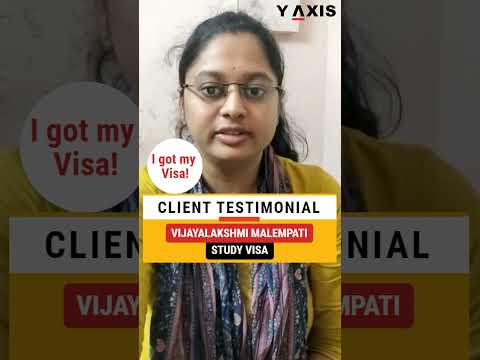 Testimonial - Vijayalakshmi Malempati - Study Visa Testimonial - Vijayalakshmi Malempati - Study Visa