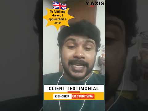 Testimonial - Kishore K - UK Study Visa Testimonial - Kishore K - UK Study Visa